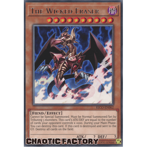 KICO-EN062 The Wicked Eraser Rare 1st Edition NM