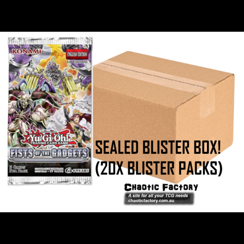 YUGIOH TCG Fists Of The Gadgets Blister Box