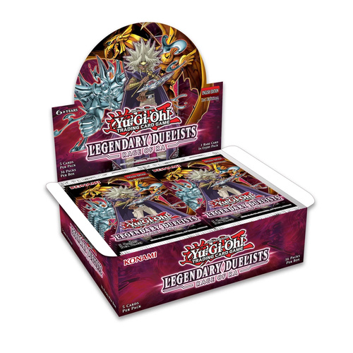 x5 Legendary Duelists Rage of Ra LED7 Booster Packs SEALED Yugioh