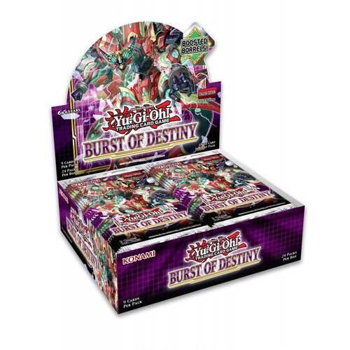 YU-GI-OH! TCG Burst of Destiny  Booster Box 1st Edition