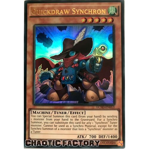 LC5D-EN013 Quickdraw Synchron Ultra Rare 1st Edition NM