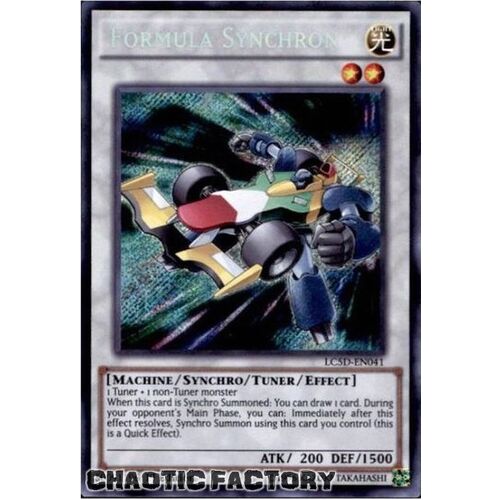 LC5D-EN041 Formula Synchron Secret Rare 1st Edition NM