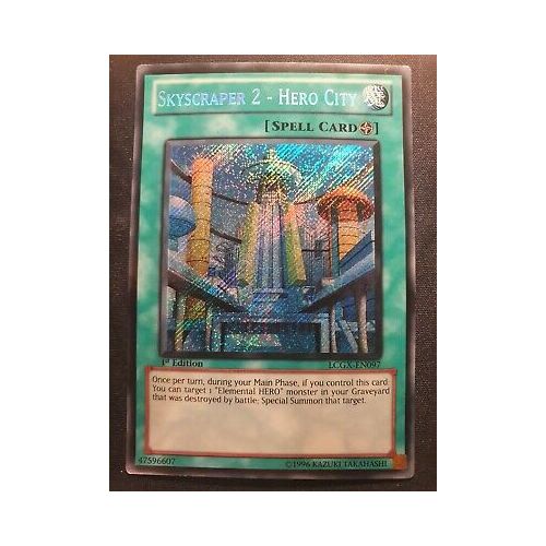 Skyscraper 2 - Hero City - LCGX-EN097 - Secret Rare 1st Edition NM