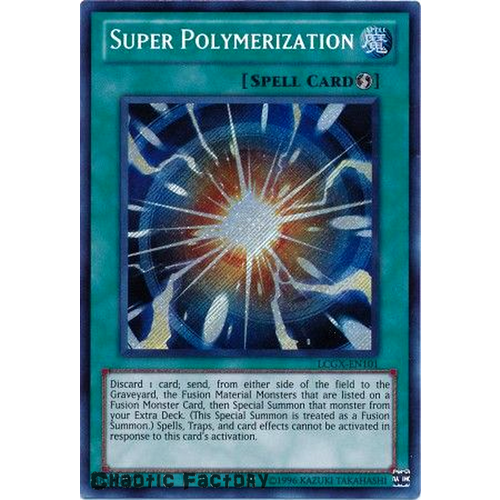 Super Polymerization - LCGX-EN101 - Secret Rare 1st Edition LP
