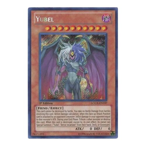 Yubel - LCGX-EN197 - Secret Rare 1st Edition NM
