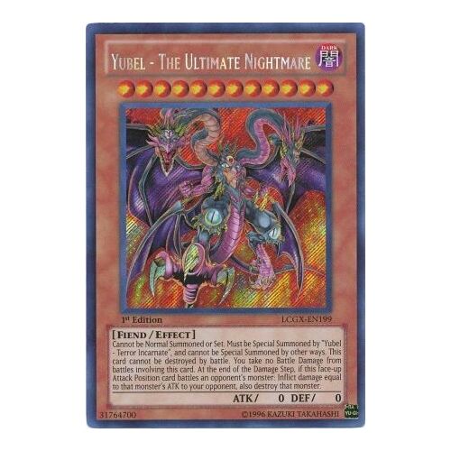 Yubel - The Ultimate Nightmare - LCGX-EN199 - Secret Rare 1st Edition NM