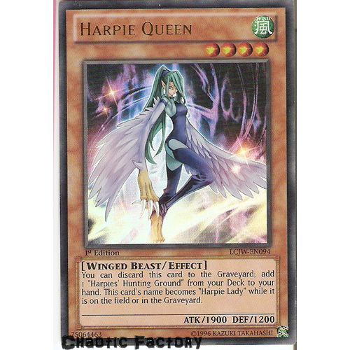 Harpie Queen - LCJW-EN094 - Ultra Rare 1st Edition