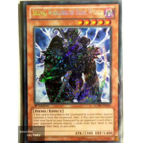 Sillva, Warlord of Dark World - LCJW-EN245 - Secret Rare 1st Edition NM