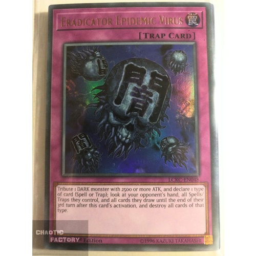 LCKC-EN048 Eradicator Epidemic Virus Ultra Rare 1st Edition NM
