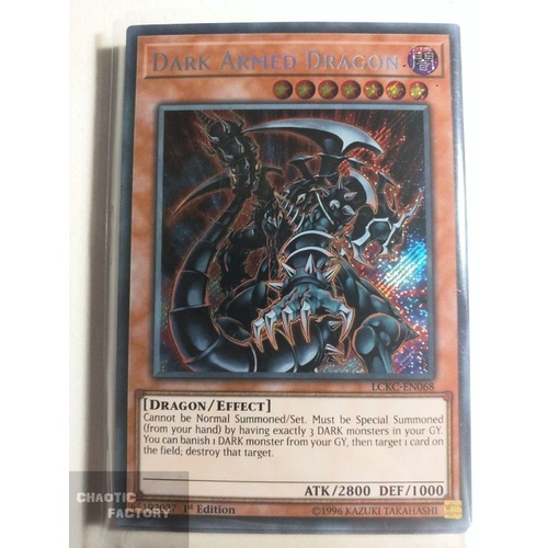 LCKC-EN068 Dark Armed Dragon Secret Rare 1st Edition NM