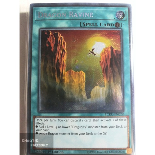 LCKC-EN072 Dragon Ravine Secret Rare 1st Edition NM