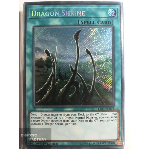 LCKC-EN075 Dragon Shrine Secret Rare 1st Edition NM