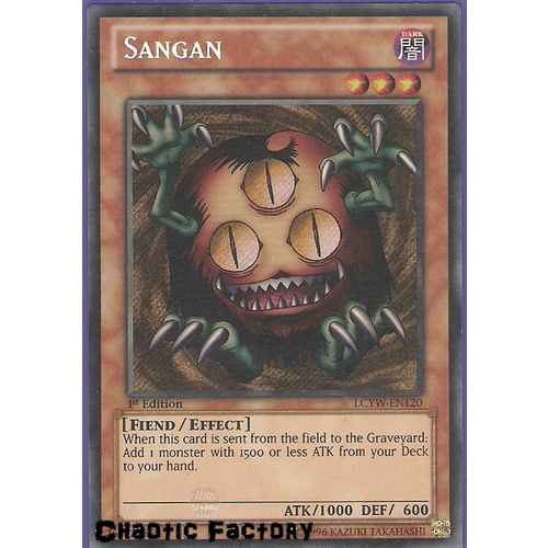 Sangan - LCYW-EN120 - Secret Rare 1st Edition NM