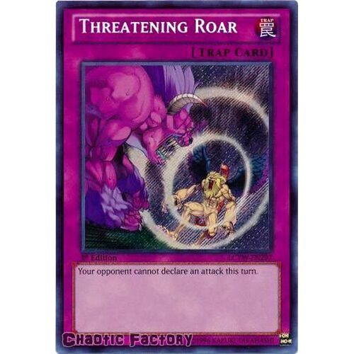 US PRINT Threatening Roar - LCYW-EN297 - Secret Rare - 1st Edition NM