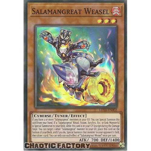 LD10-EN002 Super Rare Salamangreat Weasel 1st Edition NM
