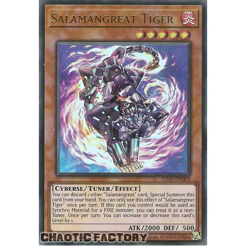 LD10-EN003 Ultra Rare Salamangreat Tiger 1st Edition NM