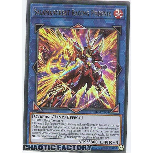 LD10-EN005 Ultra Rare Salamangreat Raging Phoenix 1st Edition NM