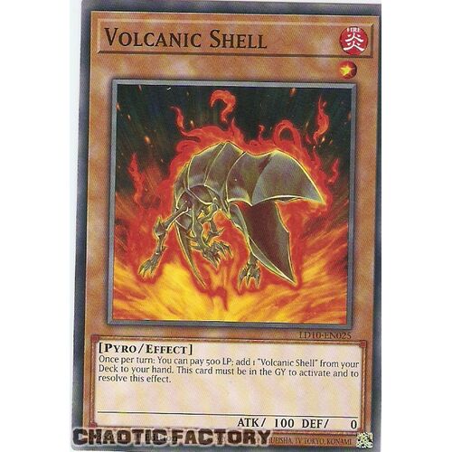 LD10-EN025 Common Volcanic Shell 1st Edition NM