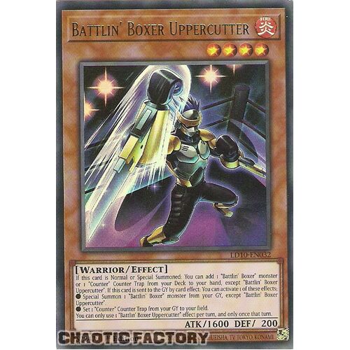 LD10-EN032 Ultra Rare Battlin' Boxer Uppercutter 1st Edition NM