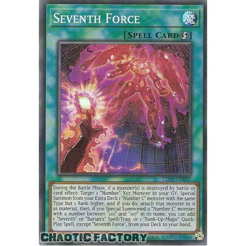 LD10-EN037 Super Rare Seventh Force 1st Edition NM