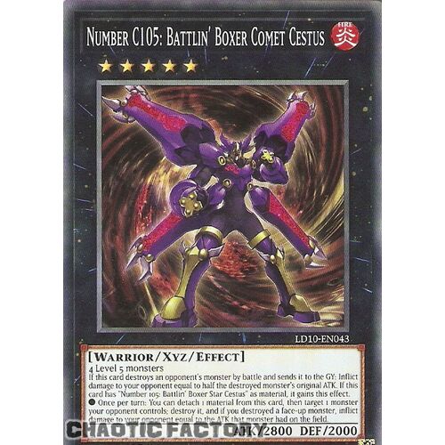 LD10-EN043 Common Number C105: Battlin' Boxer Comet Cestus 1st Edition NM