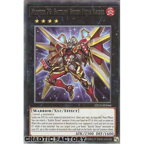 LD10-EN044 Rare Number 79: Battlin' Boxer Nova Kaiser 1st Edition NM