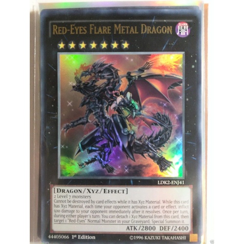 Red-Eyes Flare Metal Dragon Ultra Rare LDK2-ENJ41 1st Edition (NM/M)