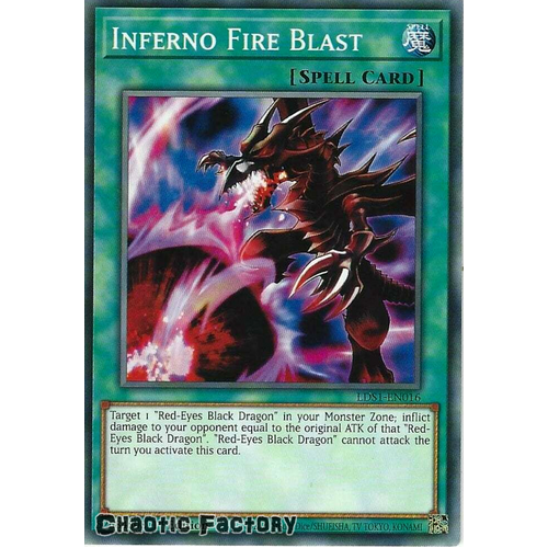 LDS1-EN016 Inferno Fire Blast Common 1st Edition NM