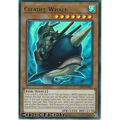 LDS1-EN027 Citadel Whale Green Ultra Rare 1st Edition NM
