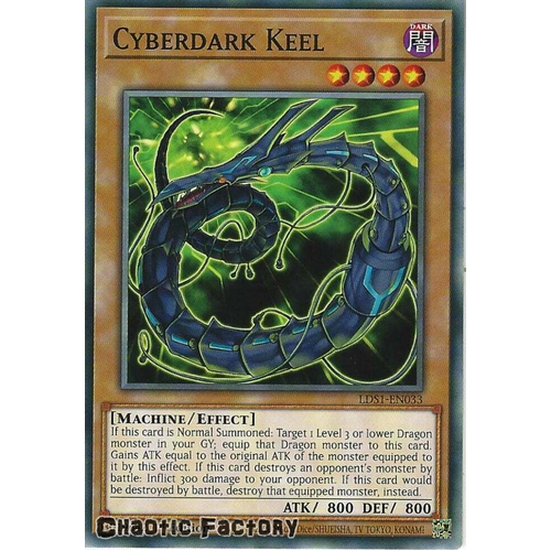 LDS1-EN033 Cyberdark Keel Common 1st Edition NM