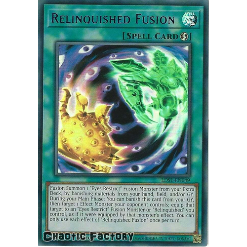 LDS1-EN049 Relinquished Fusion Purple Ultra Rare 1st Edition NM