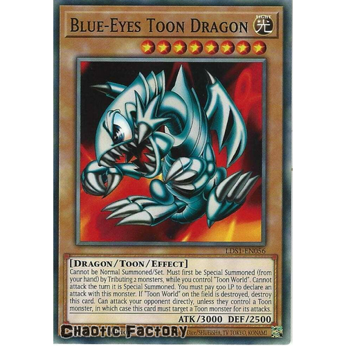LDS1-EN056 Blue-Eyes Toon Dragon Common 1st Edition NM