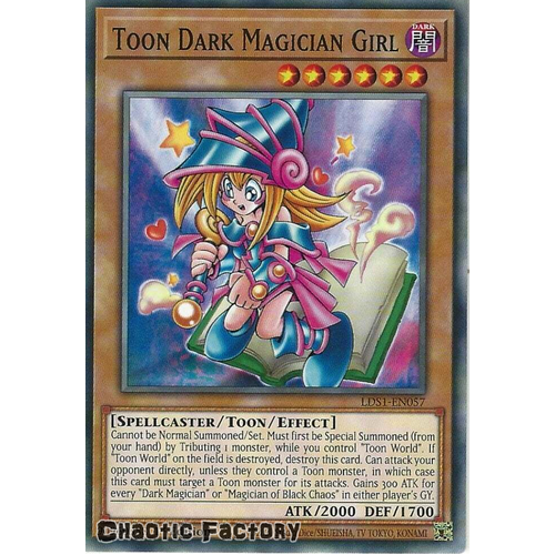LDS1-EN057 Toon Dark Magician Girl Common 1st Edition NM