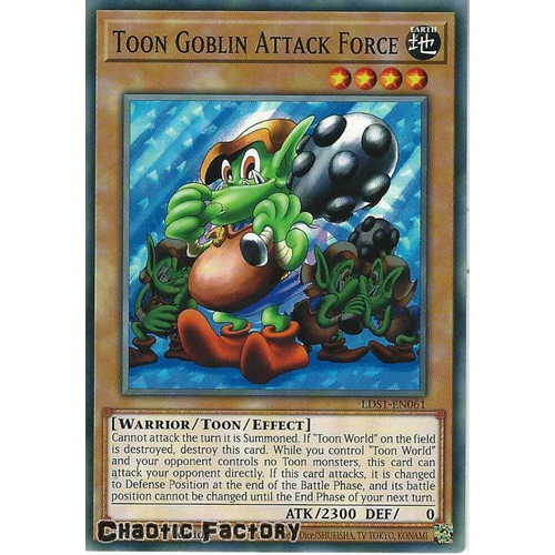 LDS1-EN061 Toon Goblin Attack Force Common 1st Edition NM