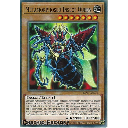 LDS1-EN072 Metamorphosed Insect Queen Common 1st Edition NM