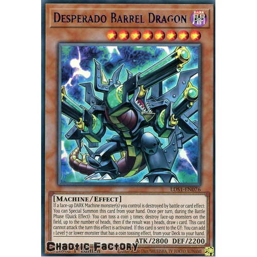 LDS1-EN076 Desperado Barrel Dragon Blue Ultra Rare 1st Edition NM