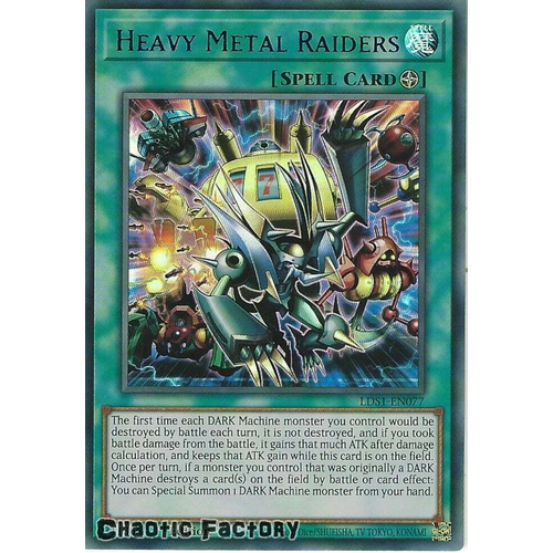 LDS1-EN077 Heavy Metal Raiders Blue Ultra Rare 1st Edition NM