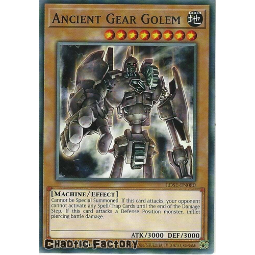 LDS1-EN080 Ancient Gear Golem Common 1st Edition NM