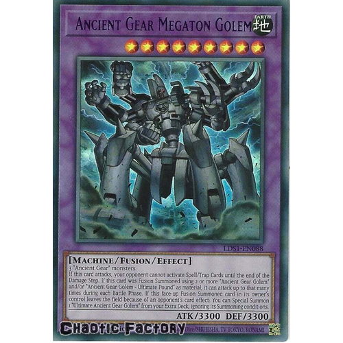 LDS1-EN088 Ancient Gear Megaton Golem Purple Ultra Rare 1st Edition NM