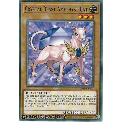 LDS1-EN093 Crystal Beast Amethyst Cat Common 1st Edition NM