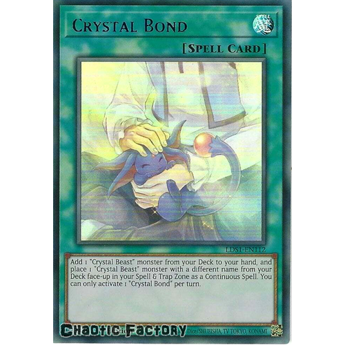 LDS1-EN112 Crystal Bond Blue Ultra Rare 1st Edition NM