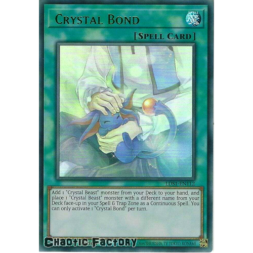 LDS1-EN112 Crystal Bond Green Ultra Rare 1st Edition NM
