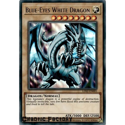 LDS2-EN001 Blue-Eyes White Dragon Ultra Rare 1st Edition NM