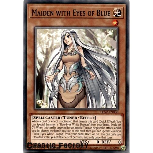 LDS2-EN006 Maiden with Eyes of Blue Common 1st Edition NM