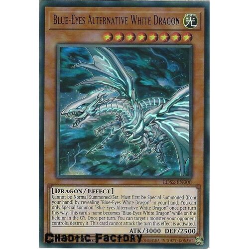 LDS2-EN008 Blue-Eyes Alternative White Dragon Purple Ultra Rare 1st Edition NM