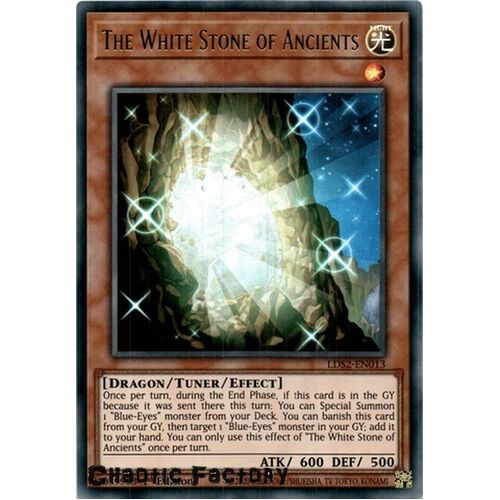 LDS2-EN013 The White Stone of Ancients Ultra Rare 1st Edition NM
