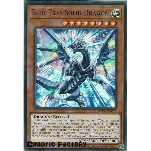 LDS2-EN014 Blue-Eyes Solid Dragon Purple Ultra Rare 1st Edition NM