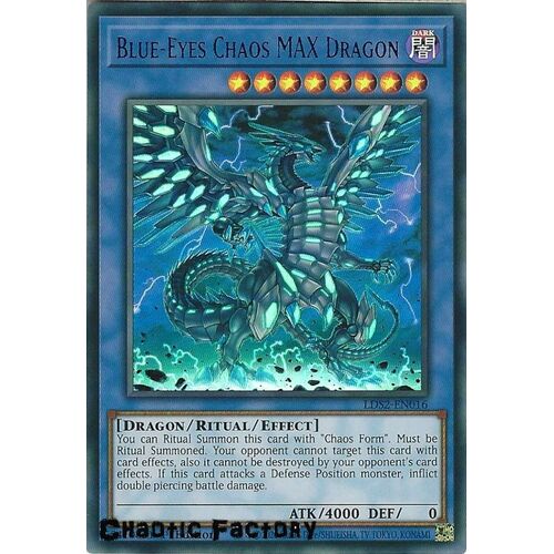 LDS2-EN016 Blue-Eyes Chaos MAX Dragon Purple Ultra Rare 1st Edition NM