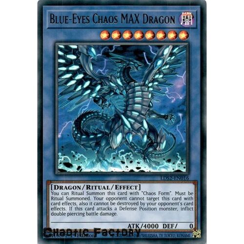 LDS2-EN016 Blue-Eyes Chaos MAX Dragon Ultra Rare 1st Edition NM