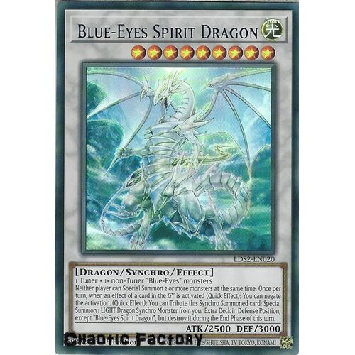 LDS2-EN020 Blue-Eyes Spirit Dragon Blue Ultra Rare 1st Edition NM